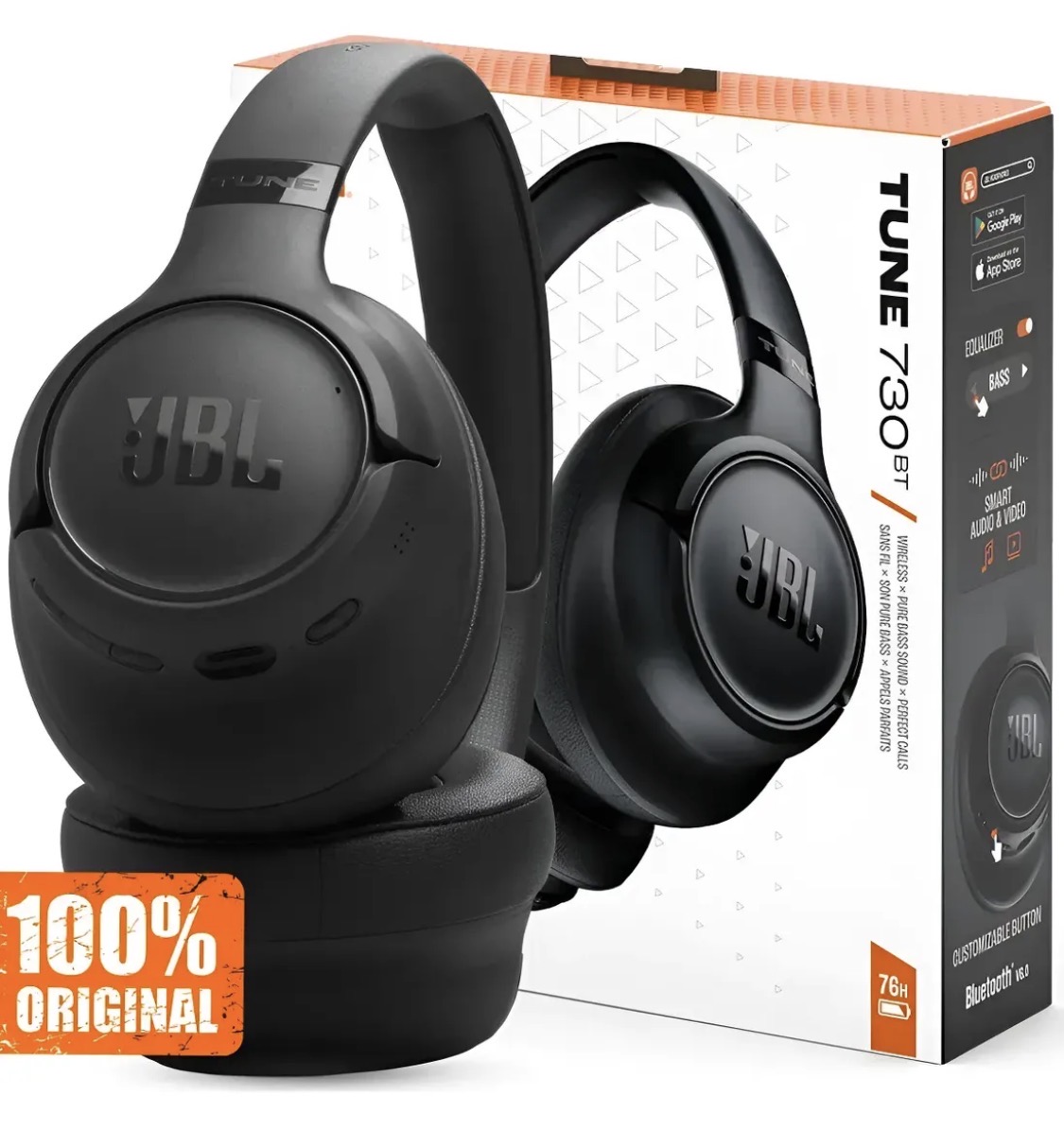 FONE JBL TUNE 730BT PRETO