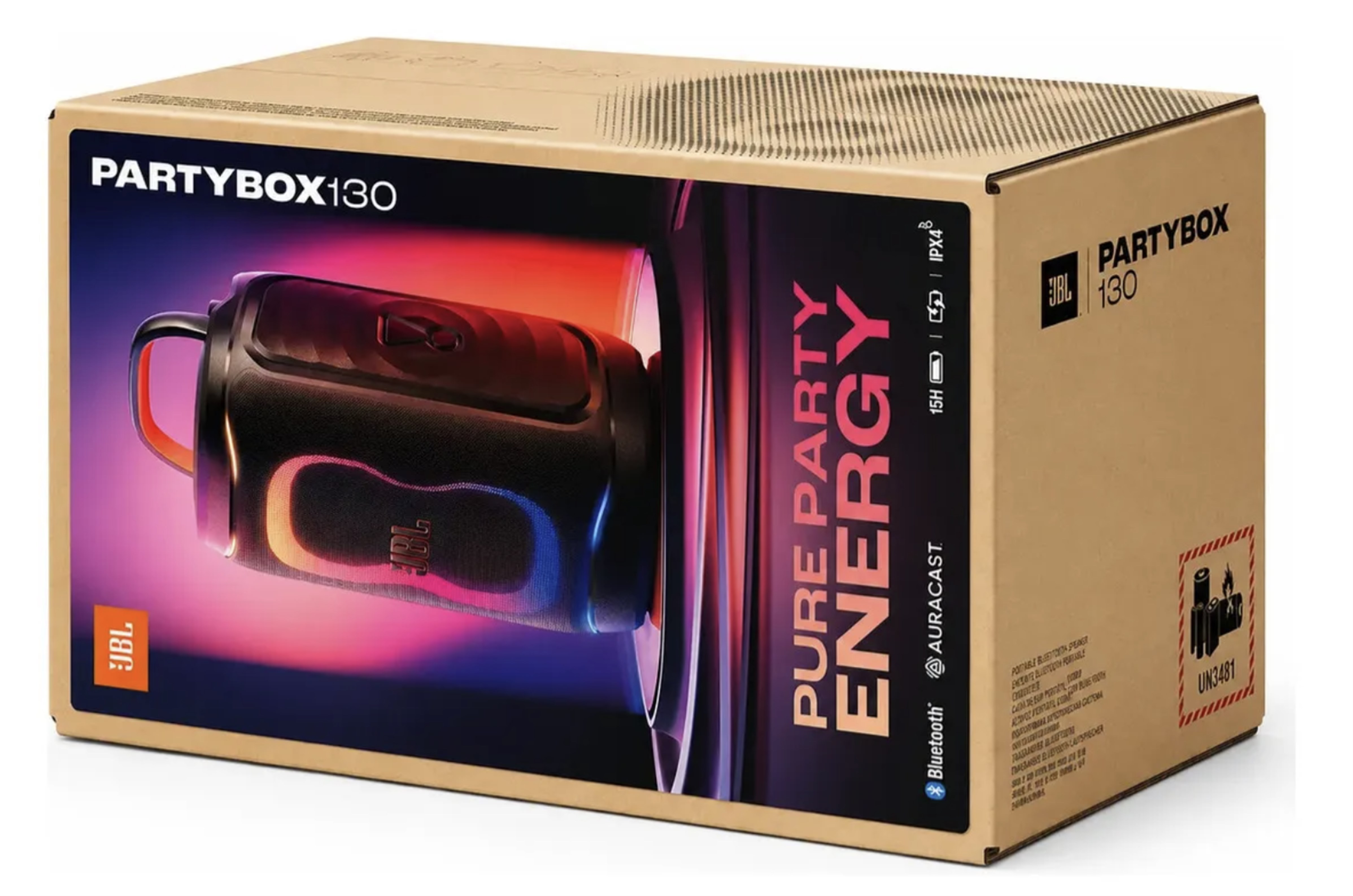 CAIXA JBL PARTYBOX 130 PRETA